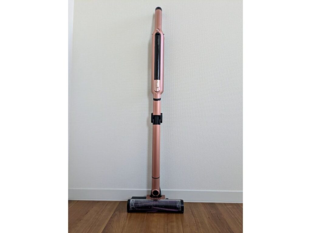 シャークEVOPOWER SYSTEMを立てた正面写真