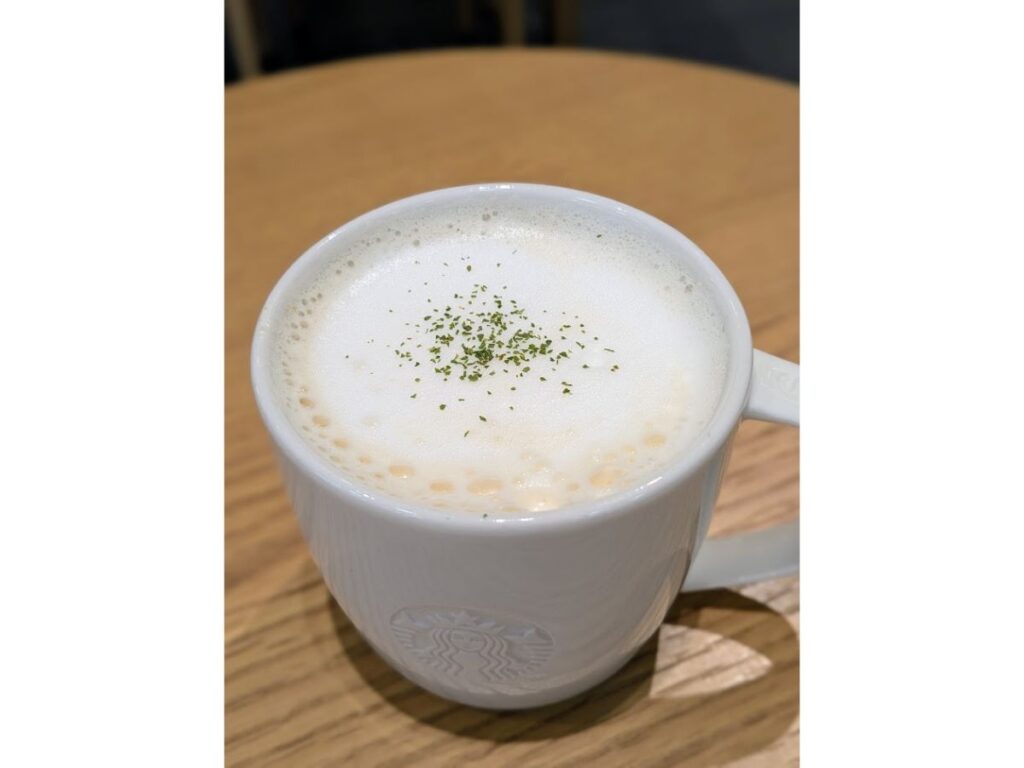 スターバックスのトリュフスープチーノを頼んだ頑張